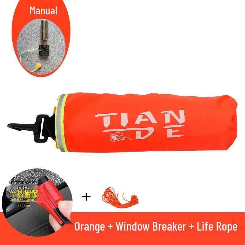 OLOMM Portable Emergency Car Window Breaker & Rescue Tool One Size