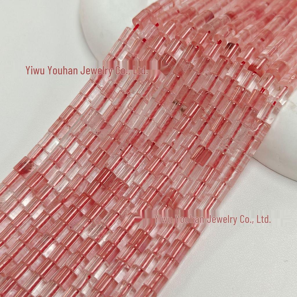 4x4mm Natural Stone Cylinder Beads for Handmade DIY Jewelry, Bracelets & Necklaces