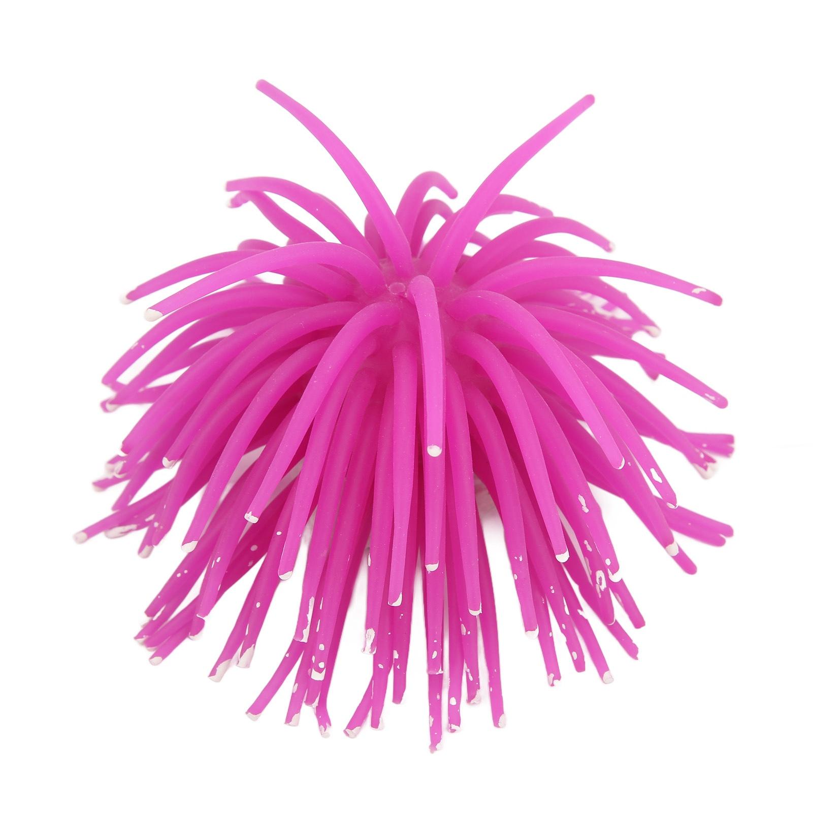 Имитация Светящегося Коралла Безопасное Красивое Долговечное Украшение Коралл для АквариумовФиолетовый фиолетовый