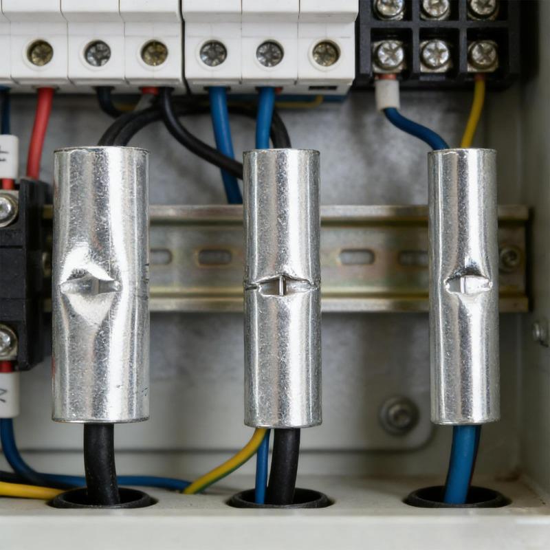 50/500x Uninsulated Terminal Iron Material Diameter 3mm 4mm 6mm Crimp Terminal Electrical Cable Connector Industrial Wiring