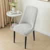Jacquard Chair Cover for Dining Room Wedding Banquet Stretchy Water Repellent Chair Protector Chair Slipcover Fundas Para Sillas