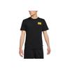 Nike Graphic Print Casual Sport Round Neck T-Shirt Men Tops Black DJ4873-010
