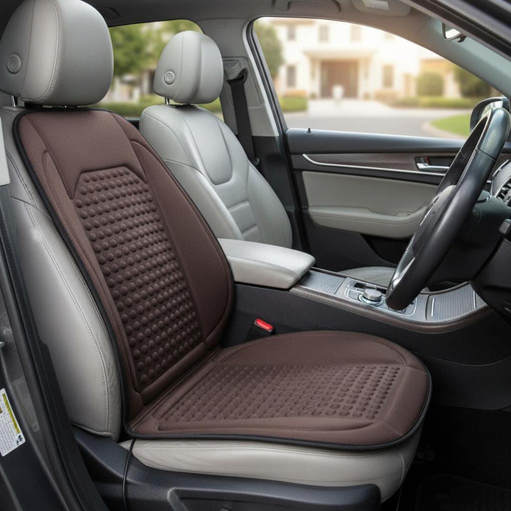 Heated Car Seat Cushion Overheat Protection Pad Heated Seat Cushion Car Accessories For Truck SUV RV Sedan Automotive Van Cold