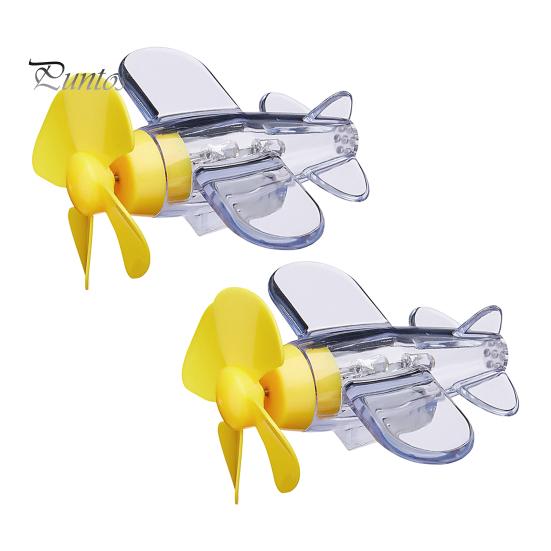 

2 шт. ветряной светодиодный пропеллер для самолета, мотоцикла, велосипеда, автомобиля, украшения, водонепроницаемая светящаяся летающая игрушка, светодиодный светящийся спиннер для спорта на открытом воздухе 2pcs жёлтый