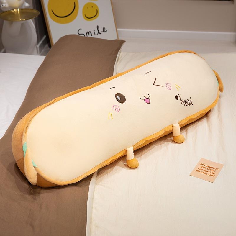 Bread Strip Pillow, Throw Pillow, Sofa Pillow, Bedside Cushion, Backrest Pillow, Waist Protection, Leg Pinch, Waist On Bed, Universal In All Seasons