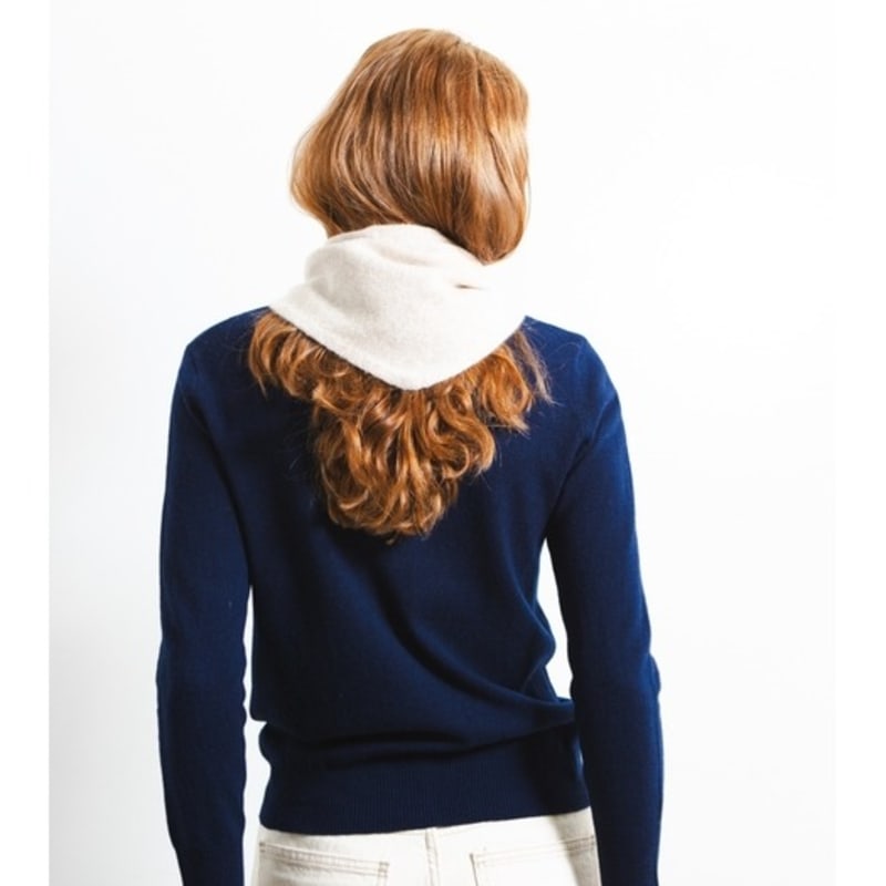 Pure Cashmere NYC TRIANGLE SCARF_Oatmeal