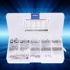 340Pcs Set Screw 304 Stainless Steel End Hex Adapter Machine 6 Wrench Hardware Parts