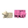Creative Dog Planter Sturdy Silicone Mould Reusable Artistics Cement Cast Craft Supplies Accessory for Home and Garden