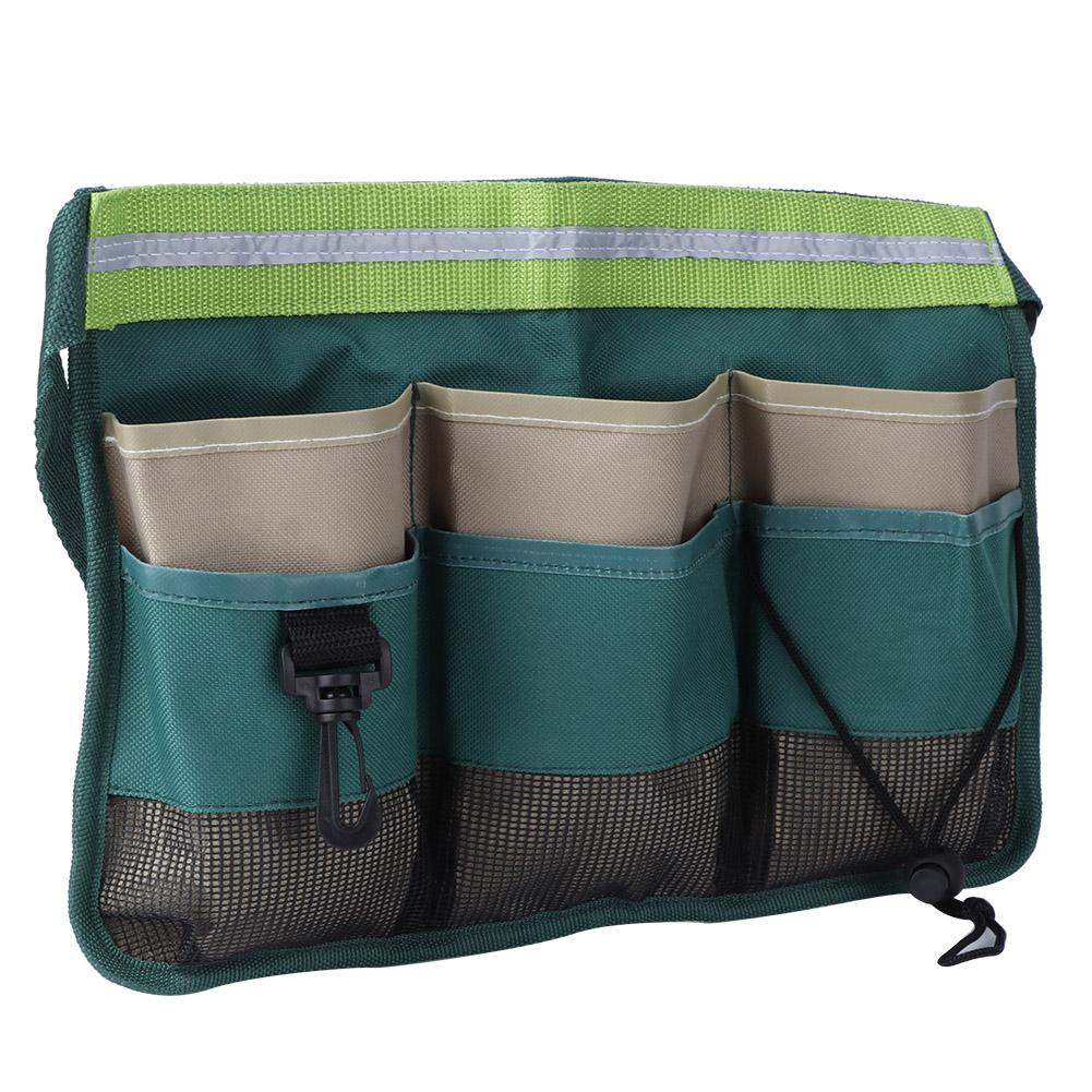 Geantă de unelte de grădină cu mai multe buzunare, organizator de talie agățat, cu curea reglabilă, pentru grădinărit, accesorii