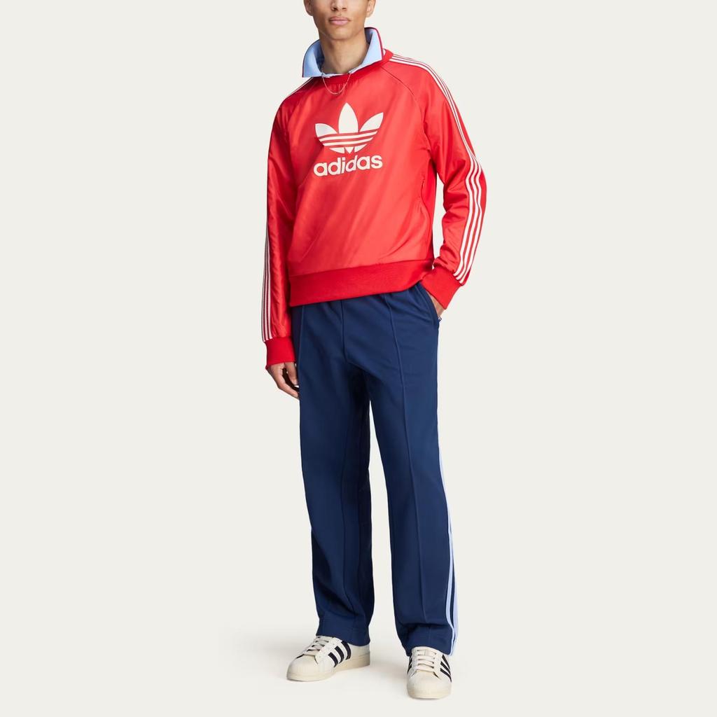 adidas X Wales Bonner Nylon Crew Better Scarlet Heren Tops Rood JE5994