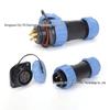 SP21 Diamond 23-Pin Aviation Plug Socket, IP68 Waterproof Male & Female Connector