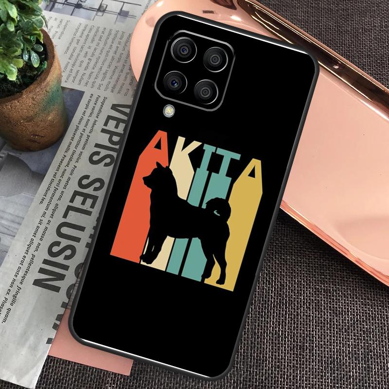 Animal Cute Dog Akita Case For Samsung Galaxy M32 M31 M12 M52 M13 M33 M53 M11 M51 M15 M55 M14 M34 M54 M20 M30s