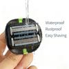 Men'S Convenient Multi-Blade Shaver Effortless Bald Head & Body Hair Grooming For Unisex Washable Shave Clean In One Strok