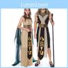 Gorgeous Egyptian Pharaoh And Queen Couples Costume For Halloween Parties And Events
