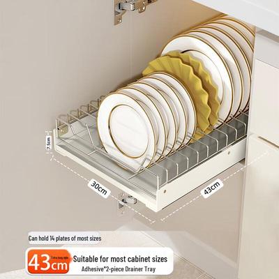 Zhishi Countertop Pull-Out Dish Drying Rack