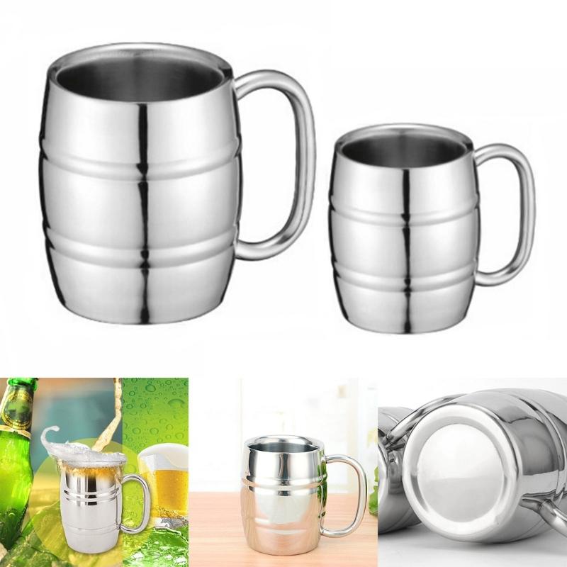 Stainless Steel Drinking Mug Reusable Water Tumblers Shatterproof Drinking Cups Perfect for Parties Outdoor Activities