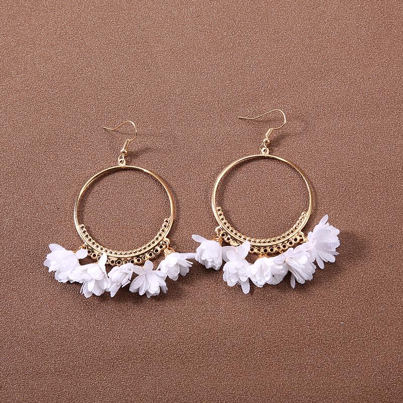 Handmade Retro Bohemian Ethnic Tassel Earrings for Women, Long Thai Style