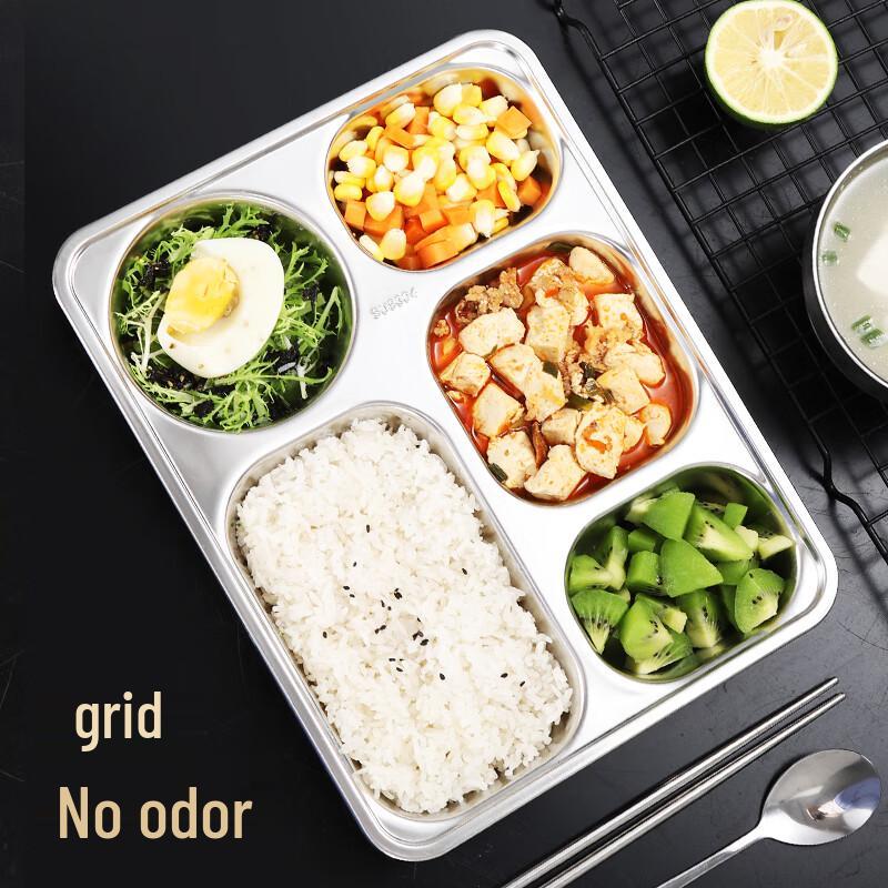 Lunchbricka i 304 rostfritt stål med 5 fack