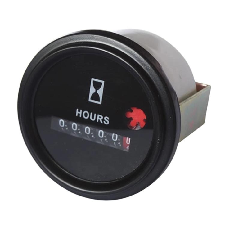 

12V-36V Accurate Digital Mechanical Hour Meter Easy Installation 52mm Quartz and Hour Gauge Meter Waterproof 1