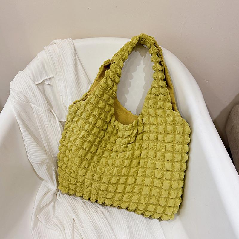 Trendy And Stylish Cotton Bucket Tote Bag For Women Chic Casual Design And Versatile Use