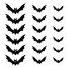 Halloween Hanging Bats Decorations Large Flying Bats with Glowing Eyes for Indoor Outdoor Tree Porch Yard Lawn Home Decor