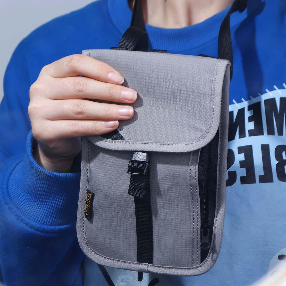 Tasche Bauchtasche Geldbörse Aufbewahrungstasche Kartenhalter Anti-Diebstahl-Geldbörse Nackentasche Reisepasshalter