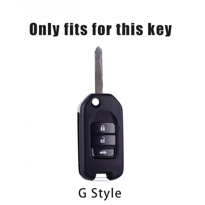 JBH4 New Car Remote Key Case Cover TPU Shell Accessories For Honda Civic HRV XRV CRV CR-V Crider Odyssey Pilot Fit Accord Protector