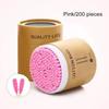 200PCS double head cotton swabs Large capacity bamboo cotton swabs double head spiral disposable baby cleaning and care tools