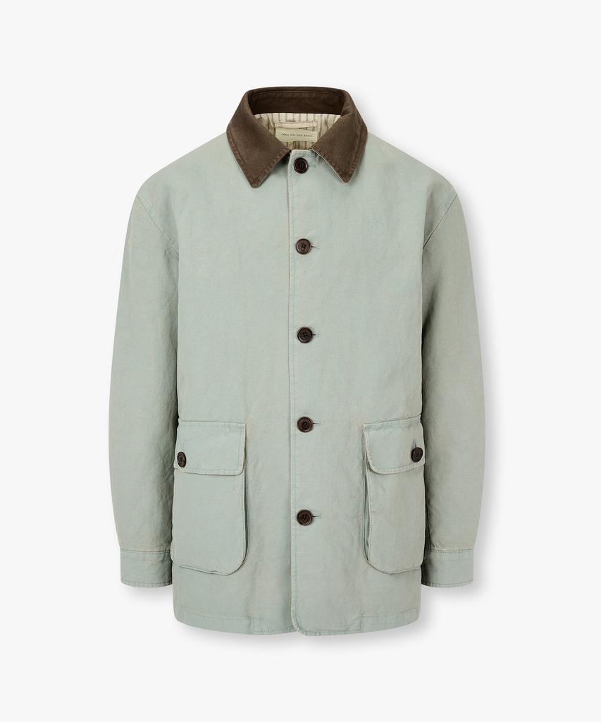 Man On The Boon Vintage Washed Half Jacket_Mint 4716109011