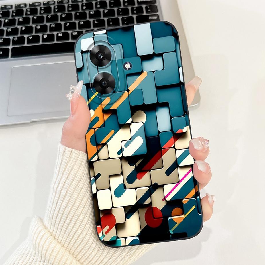 For Realme Note 60 Case RMX3933 Cool Machine Fashion Painted Cover Soft TPU Phone Case For Realme Note 60X Note60 Narzo N61 Bags