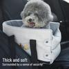 Compact Pet Car Console Bed for Small Dogs and Cats