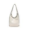 Premium Bag Women's 2025 New Fashion Retro Versatile Casual Shoulder Bag Rivet Tote Bag