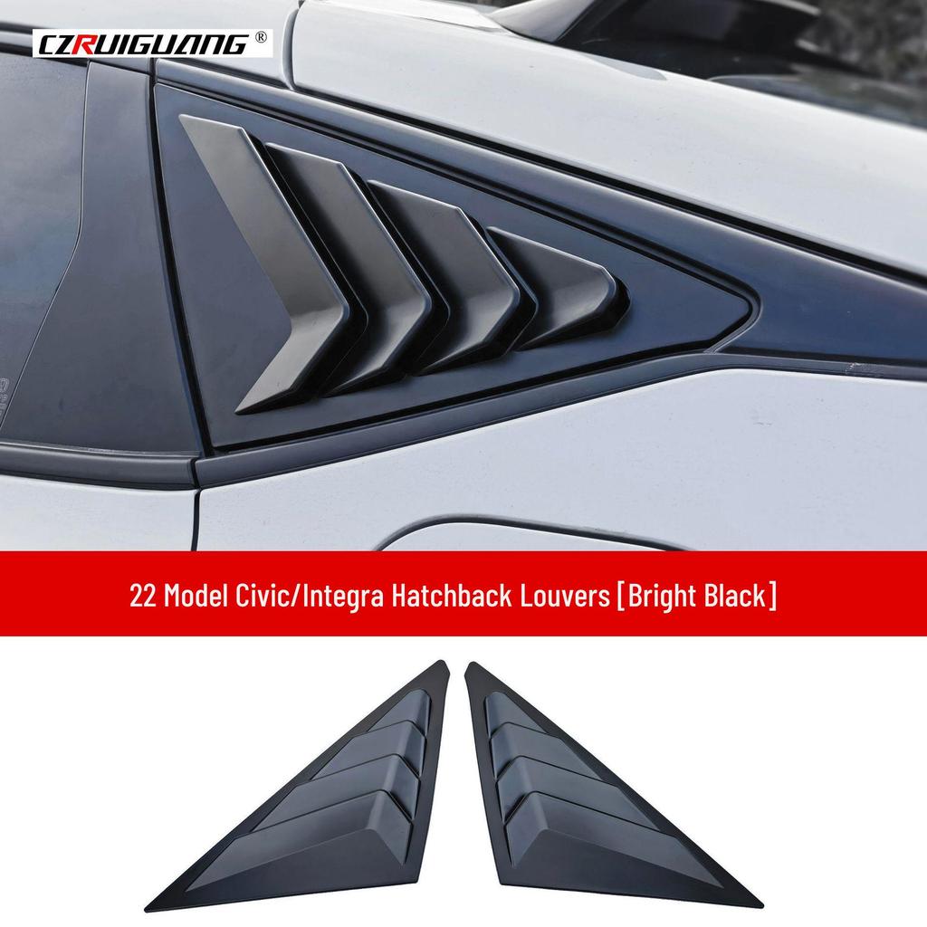 Honda Integra/Civic Front Lip, Rear Spoiler, Side Skirts, Rear Lip, Louvers, and Exhaust Tips Body Kit