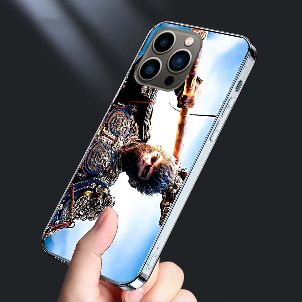 Black Myth Wu Kong Phone Case For Iphone 16E 15 Pro 14 Plus 17E 16 17 Pro Max Air 11 12 13 Mini Shockproof Capa Cute Cover TP