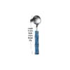 Bamboo Handle Stainless Steel Cutlery Set: Steak Knife, Fork & Dessert Spoon in Gift Box.