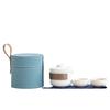 Simple travel tea set Portable Kung Fu tea set Outdoor teapot camping High-end express cup Company gifts