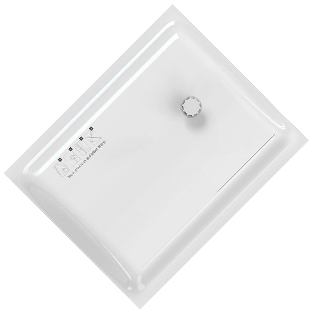 Vacuum Compression Bag Space Saving Bag White Pattern Easy Use Travel Packing Bag for Clothes Bedding Pillow