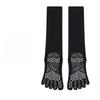 Fashion Sports Five Finger Yoga Socks Women Anti Slip Sweat Absorption Long Tube Stockings Pilates Sports Fitness Pressure Socks
