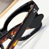 ELMYRI Trendige Handgefertigte Acetat-Sonnenbrille für Damen & Herren - Fotochemisch, Perfekt für den Urlaub & Partys