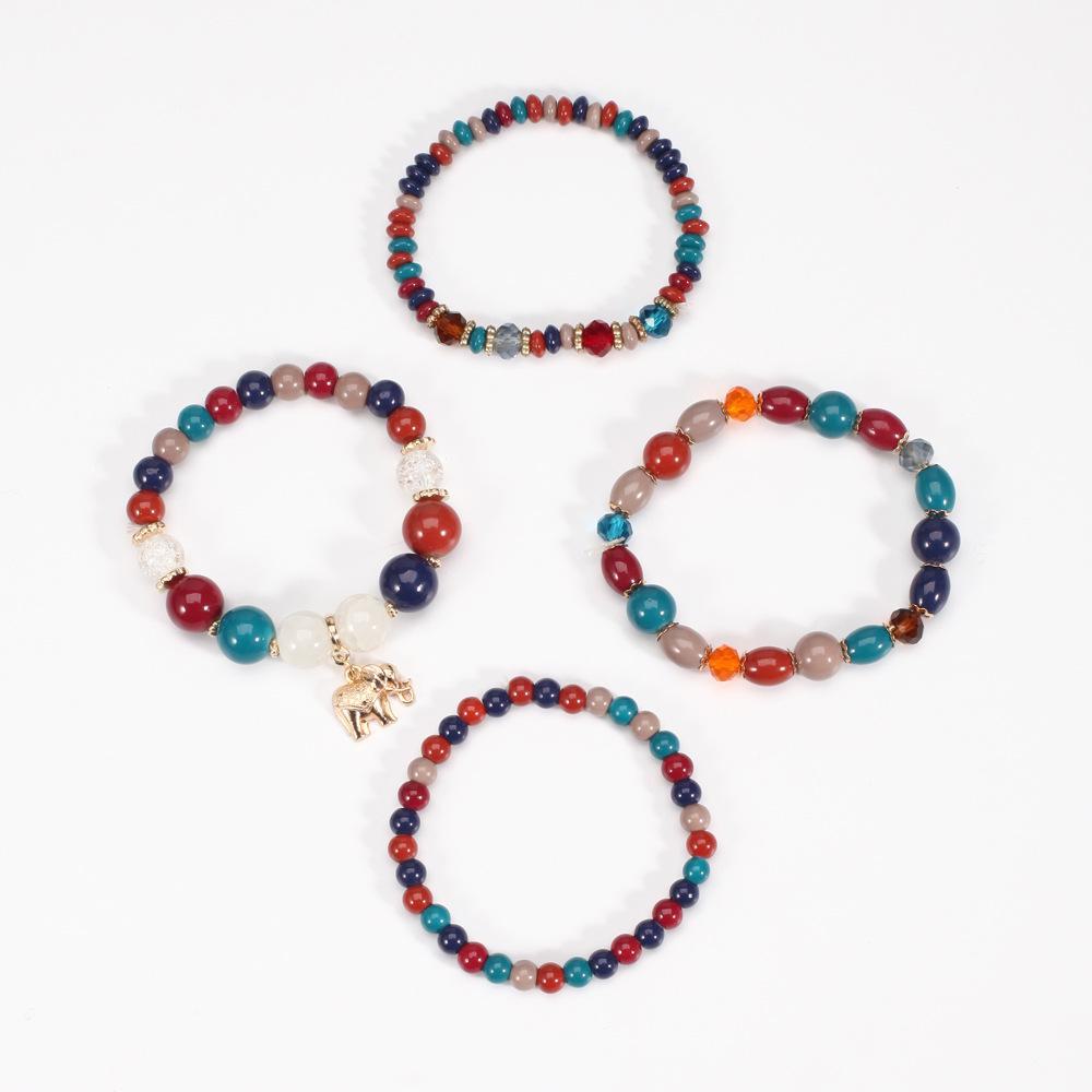 Bohemian Elephant Beaded Bracelet - Popular European and American Jewelry Trend