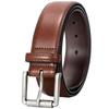 [JASGOOD] Men's Genuine Leather Belt, Suitable for Suits, Business, and Casual Wear, 3.8cm Wide, Adjustable, Golf-Friendly, Stylish Pin Type, Gift