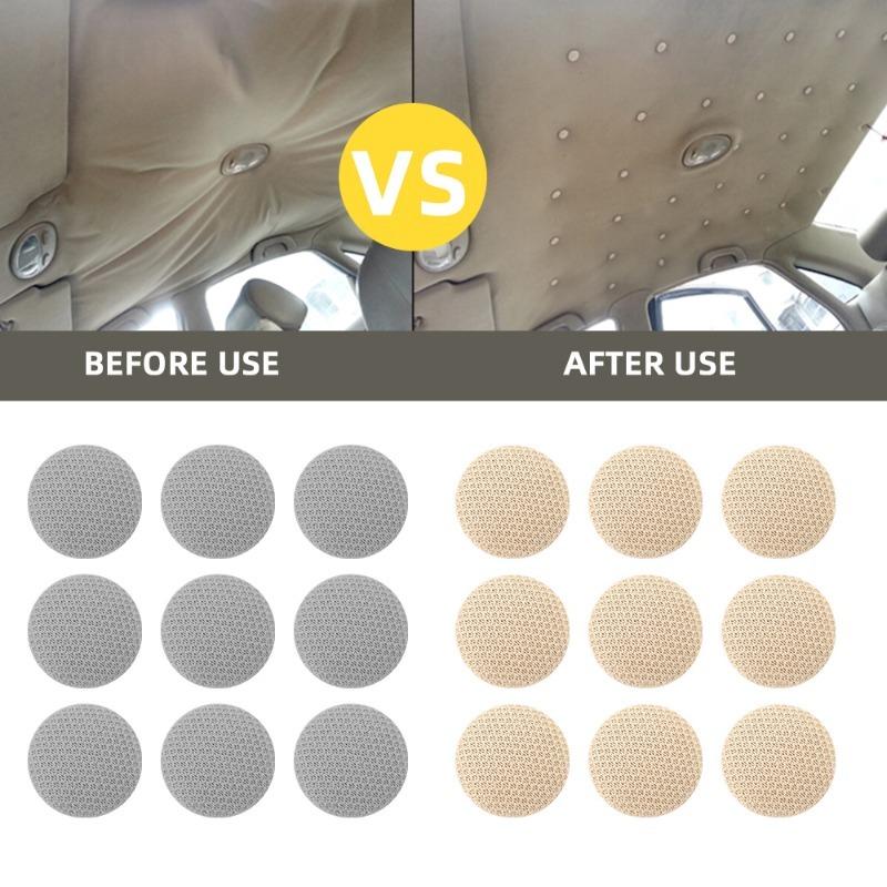 60/30Pcs Car Roof Fasteners Roof Cloth Fall Off Repair Buckle Roof Cloth Drooping Fixed Buckle Car Interior Ceiling Flannel Tool