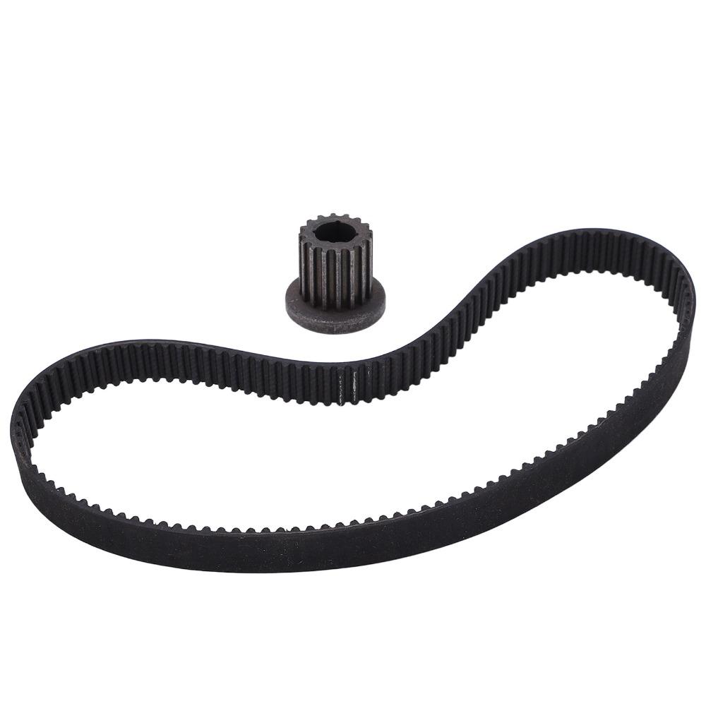 16T 8mm Drive Belt Rubber Synchronous Belt Durable Closed Loop Pulley Belt E-Bike Scooter