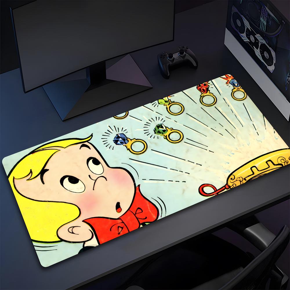 Cartoon Richie Rich Mouse Pad High Quality Natural Rubber Mouse Pad The Most Professional Washable Laptop Mouse Pad