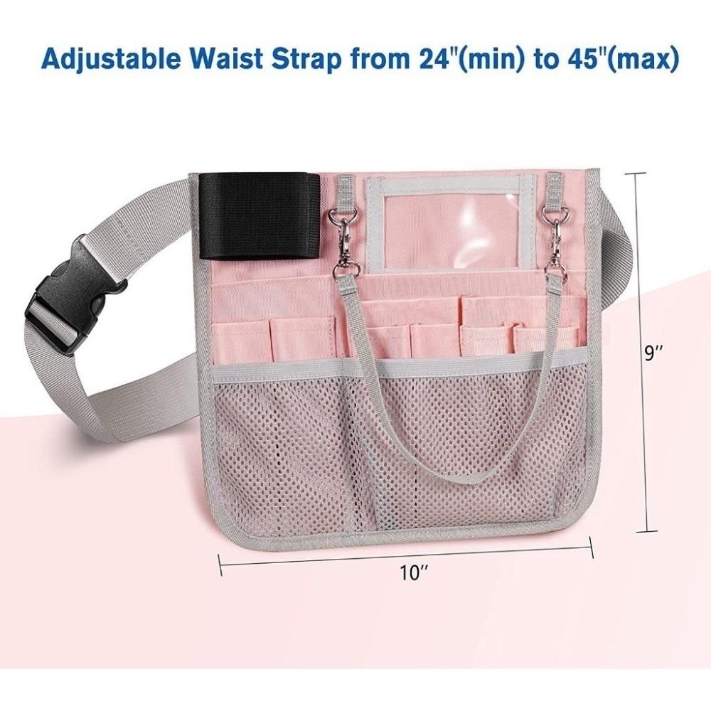 Multi Compartment Nursing Organizer Belt Ergonomic Adjustable Nurse Pack Apron with Tape Holder Nurse Bag For Nurses