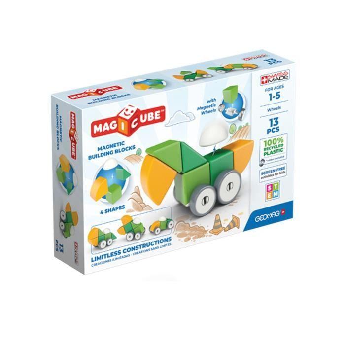 Magicube - Green Line Shape 13 Pcs - Wheels