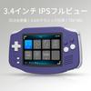 Ambernic RG 34XX Handheld Game Console Linux System H700 3.4-inch IPS Wi-Fi/Bluetooth Wi-Fi Online Multiplayer and Streaming (RG34XX-Purple)