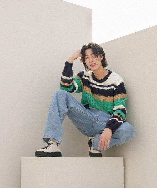 [WETHEROAD] Liquid Square Toe Sneakers Ivory WTRD3600