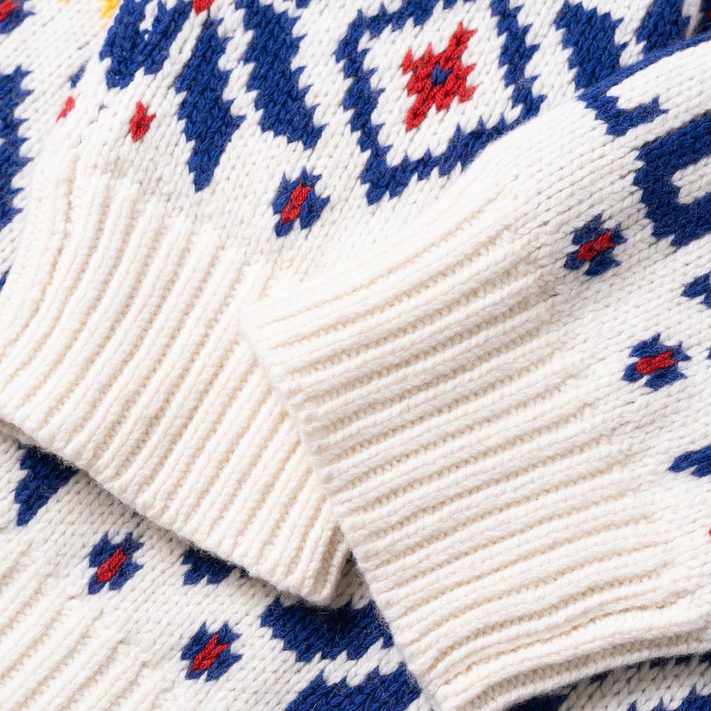 Polo Ralph Lauren FW22 Logo All Over Print Loose Fit Mock Neck Sweater Women Sweater Multicolor WMPOSWENC020545-100