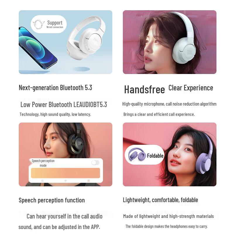 JBL Tune 720BT Wireless On-Ear Headphones